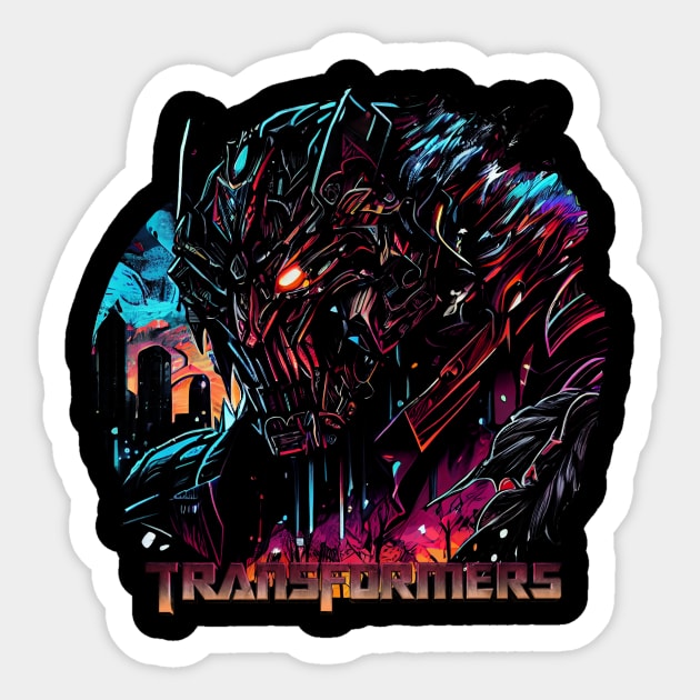 Megatron Sticker by gblackid